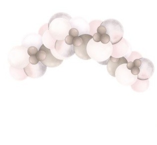 Grab N’ Go balloon garland illustration